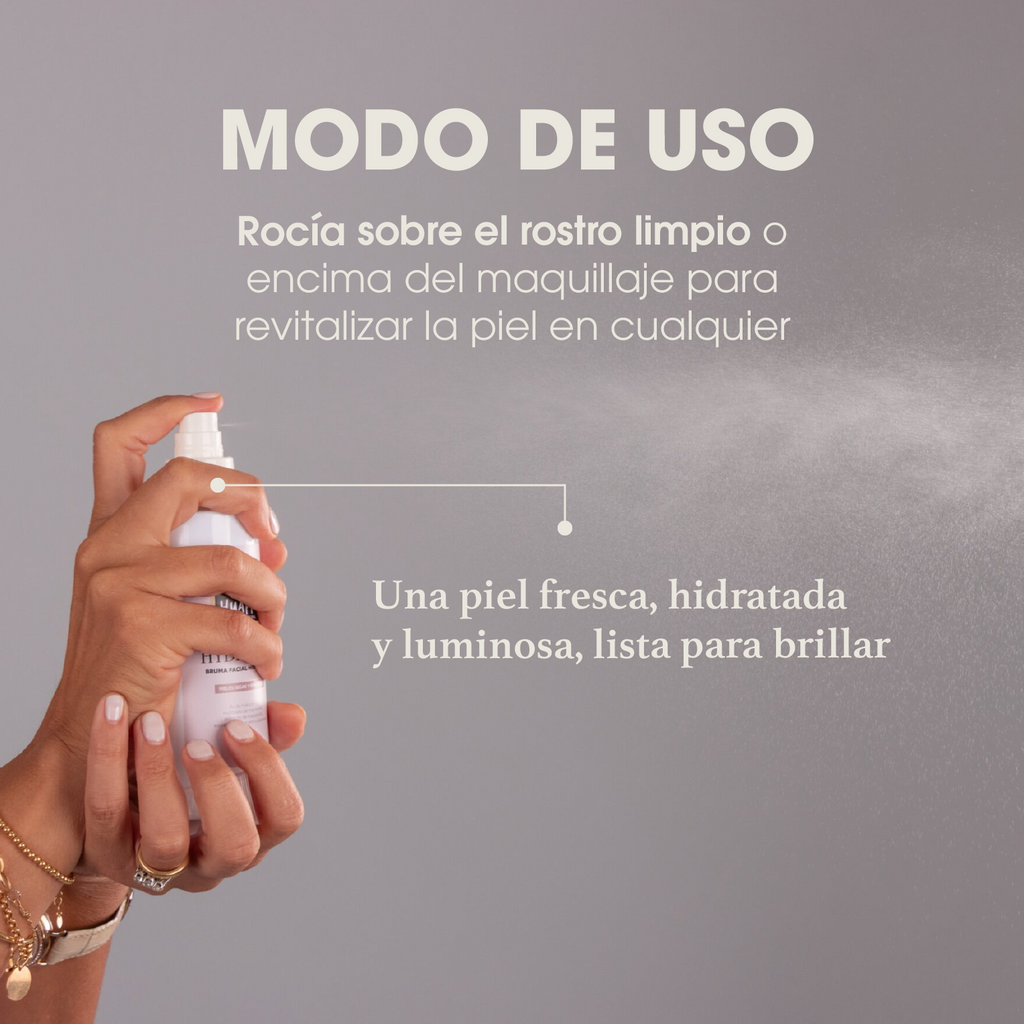 Hydramist bruma facial hidratante-calmante 
Envase de vidrio 150 ml